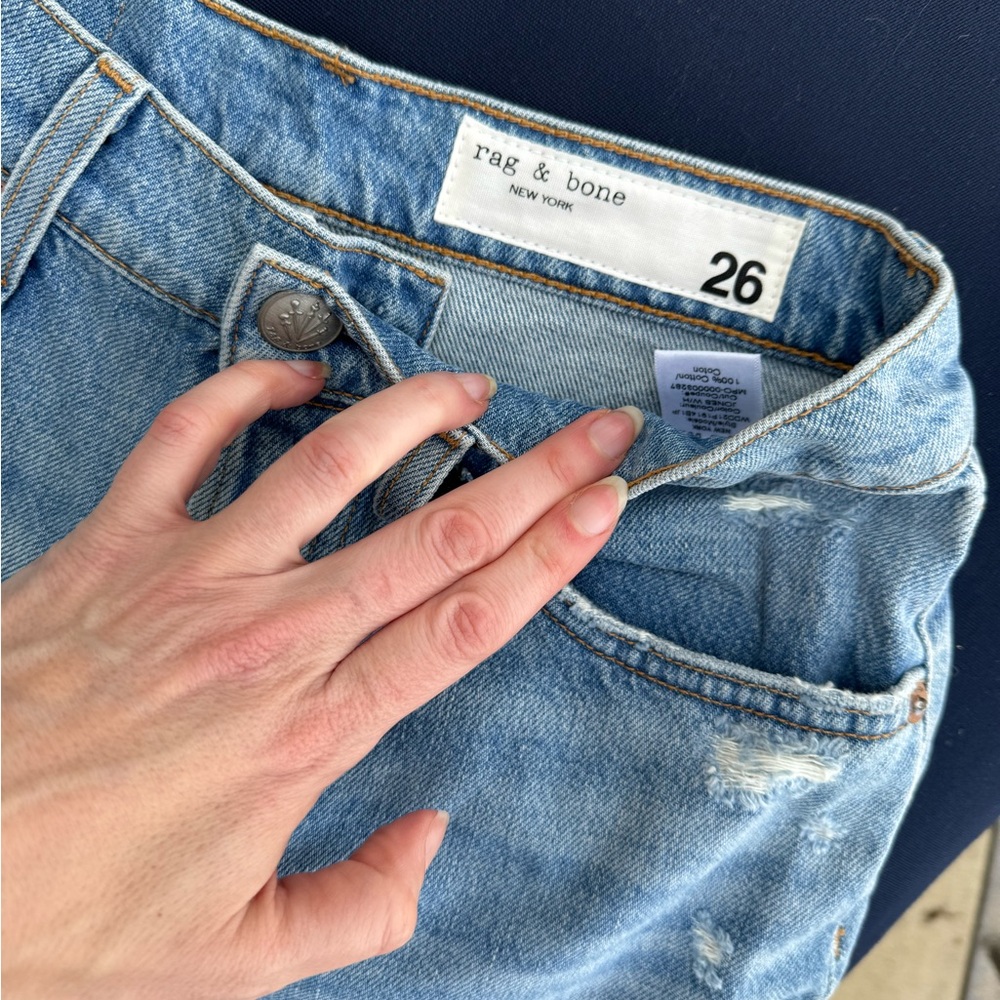 NWT high waisted, distressed Rag & Bone cut offs